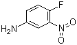 4-Fluoro-3-nitroaniline, 4-Fluoro-3-nitro-benzamine, 3-Nitro-4-fluoroaniline CAS #: 364-76-1